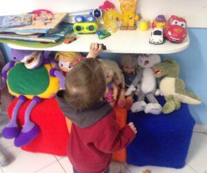 Brincando no consultório da dentista