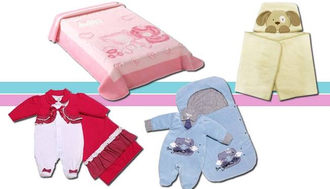 Para aquecer o bebê no frio: cobertores, toalhas e saídas maternidade (Magoo Baby)
