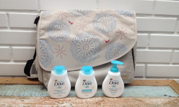 bolsa maternidade Nuk e produtos Baby Dove