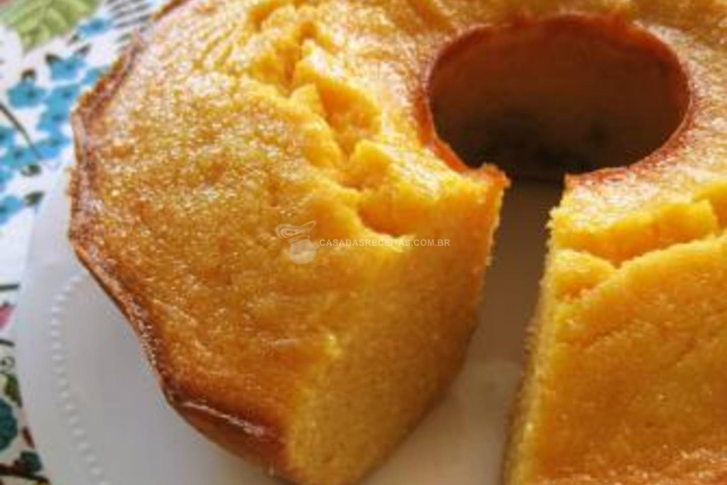 Bolo de Fubá com Maizena