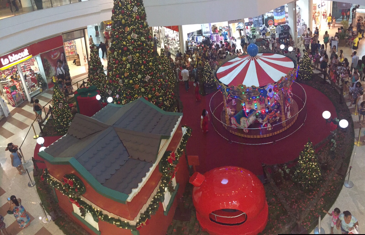 Decoração de Natal do Salvador Norte Shopping
