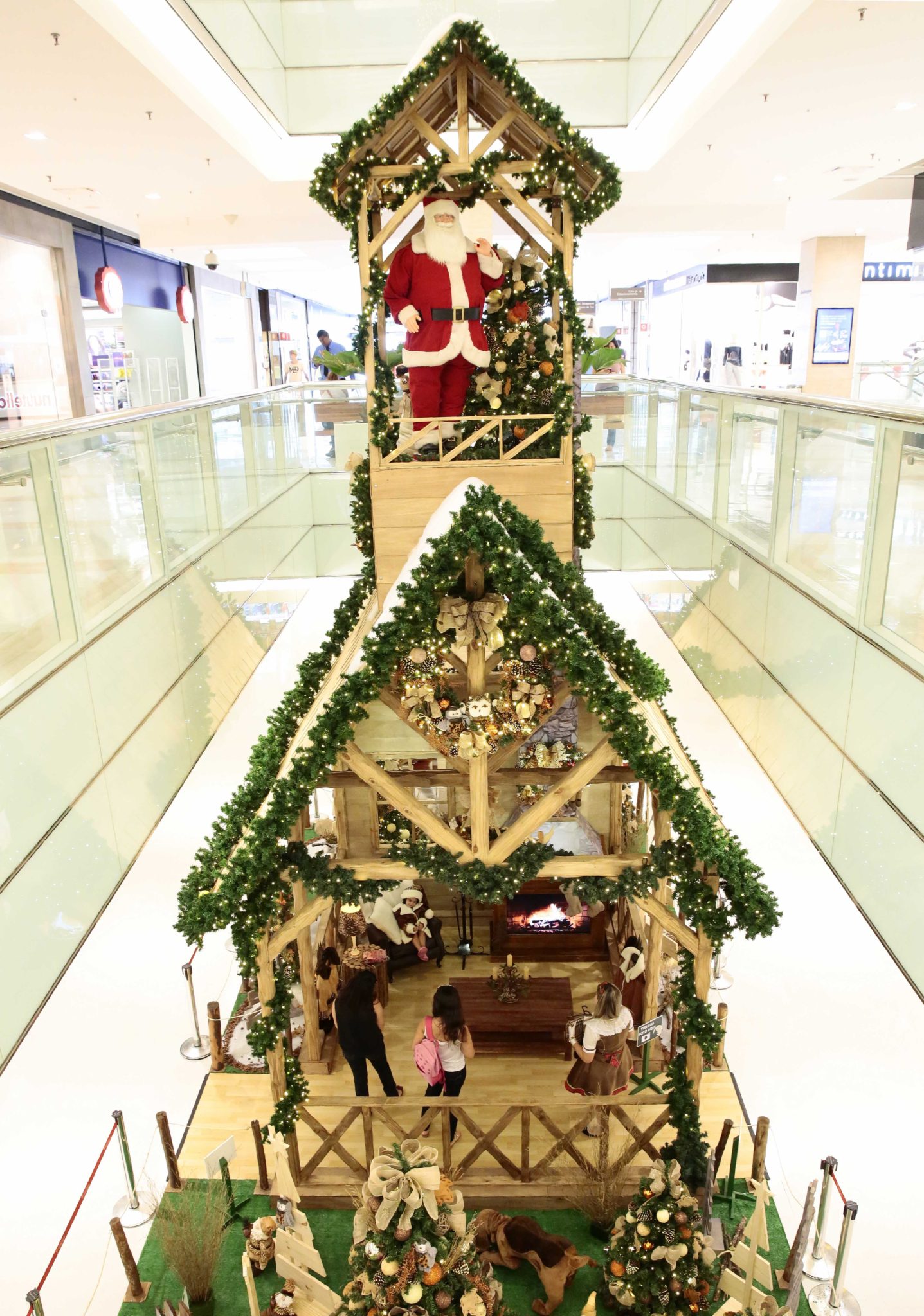 Decoração de Natal do Shopping Ibirapuera