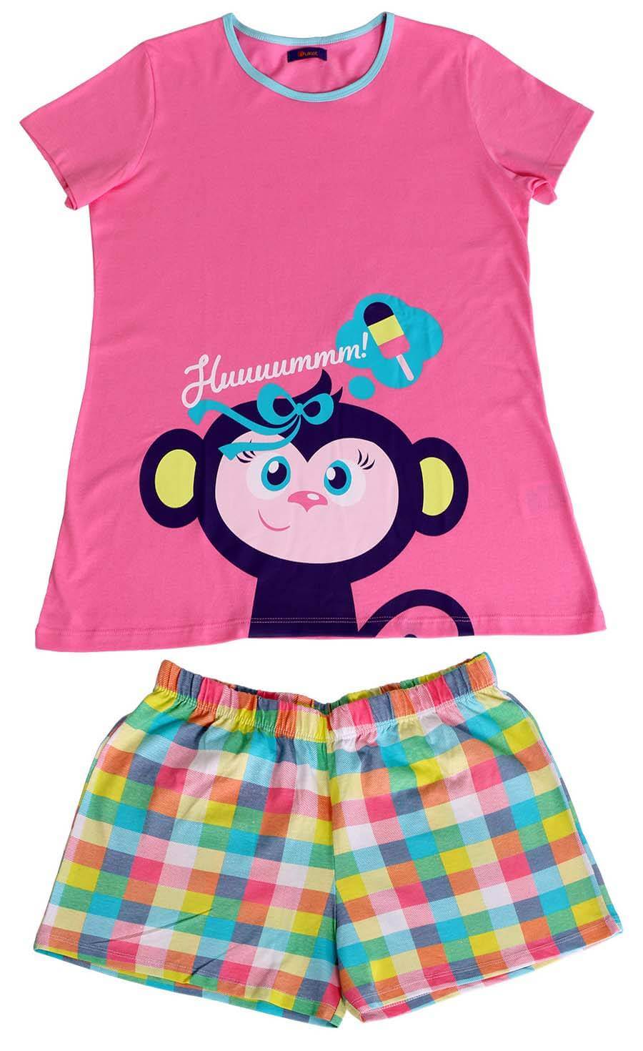 Short doll infantil com macaquinha da loja virtual Pijamas for yourShort doll com macaquinha da loja virtual Pijamas for your