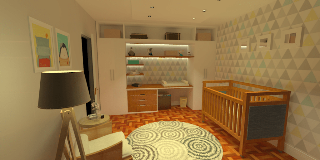 Decoração do quarto de bebê: projeto da Conexão Cool
