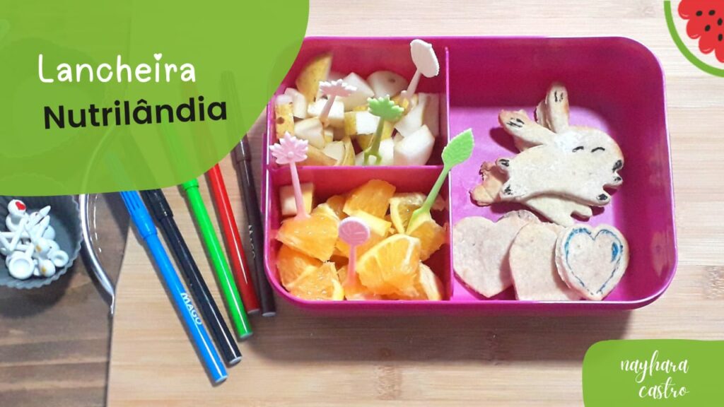 Lancheira com frutas
