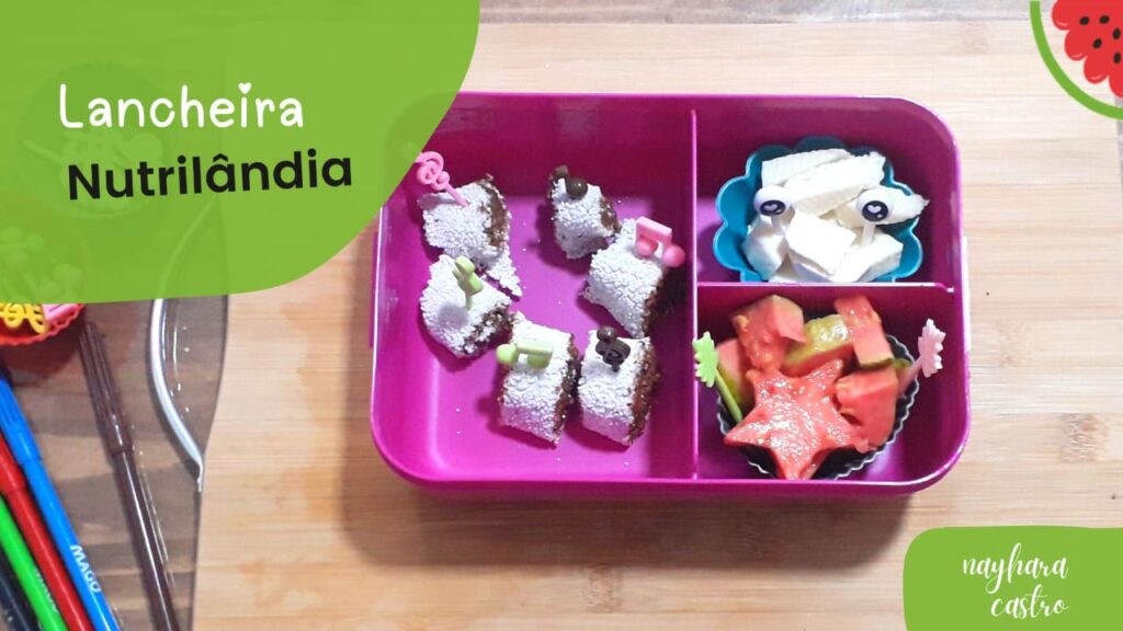 Lancheira infantil com tapioca