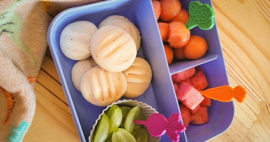 Lancheira nutritiva com biscoito de limão